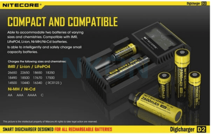 Nitecore Digicharger Battery Charger D2 EU
