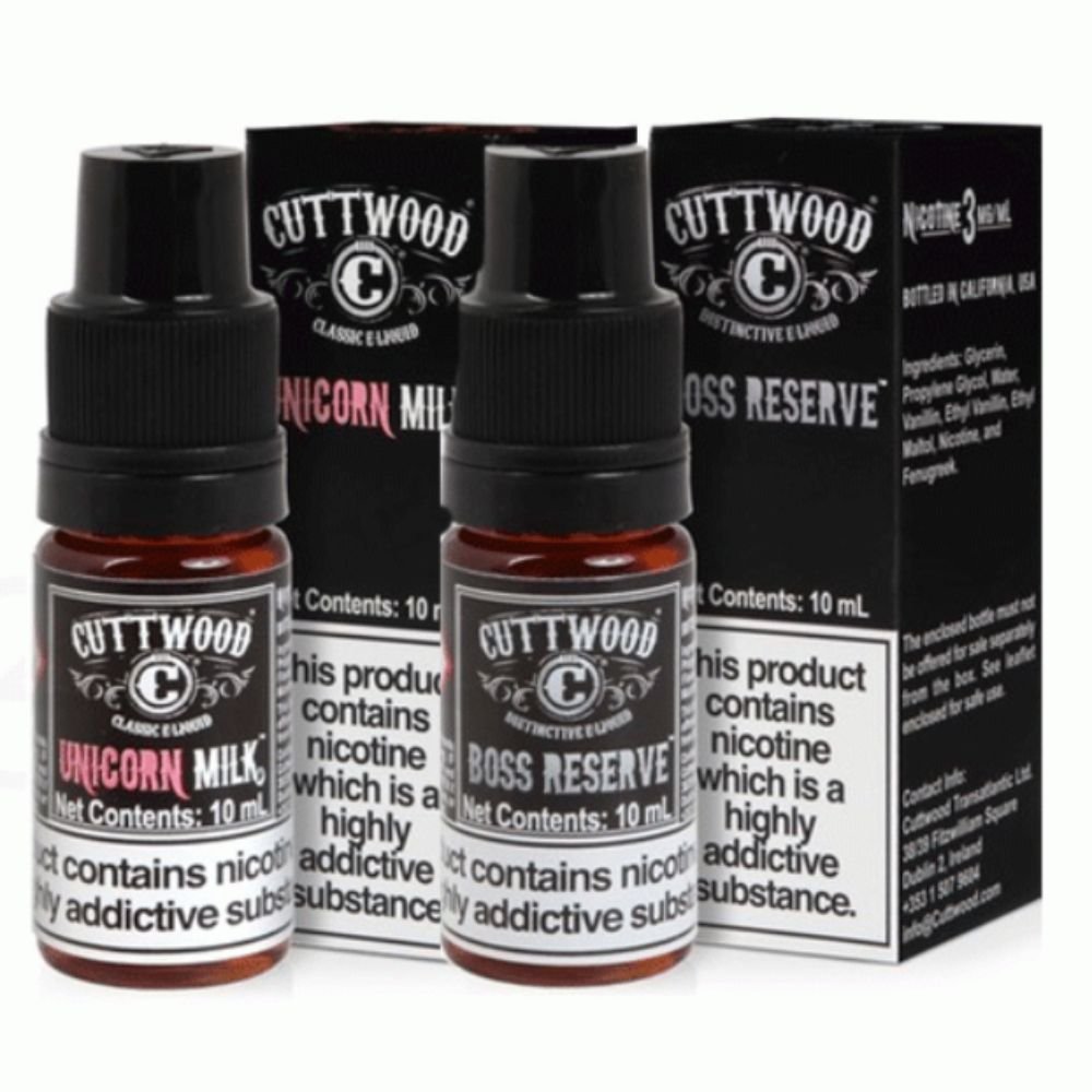 Pack of 10 Cuttwood 10ml E-liquid