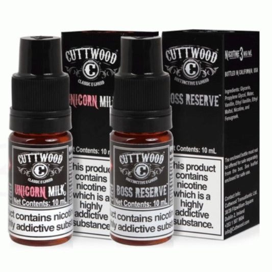 Pack of 10 Cuttwood 10ml E-liquid