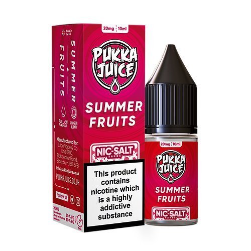 Pack of 10 Pukka Juice 10ML Nic Salt