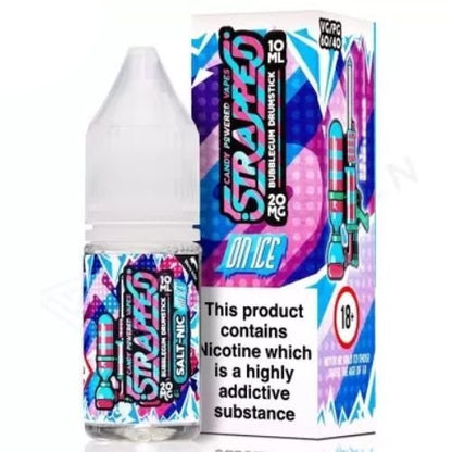 Pack of 10 Strapped On Ice 10ML Nic Salt