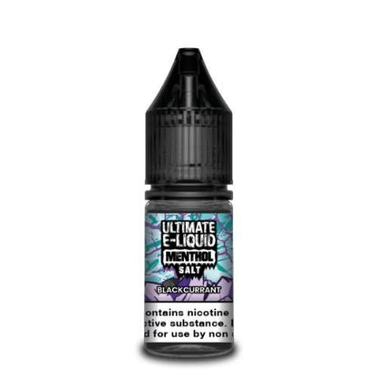 Pack of 10 Ultimate E-Liquid Menthol 10ML Nic Salt