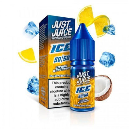 Pack of 5 Just Juice Ice 10ml Nic Salts