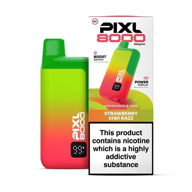 PIXL 8000 Prefilled Pod Vape Kit  (Box of 5)