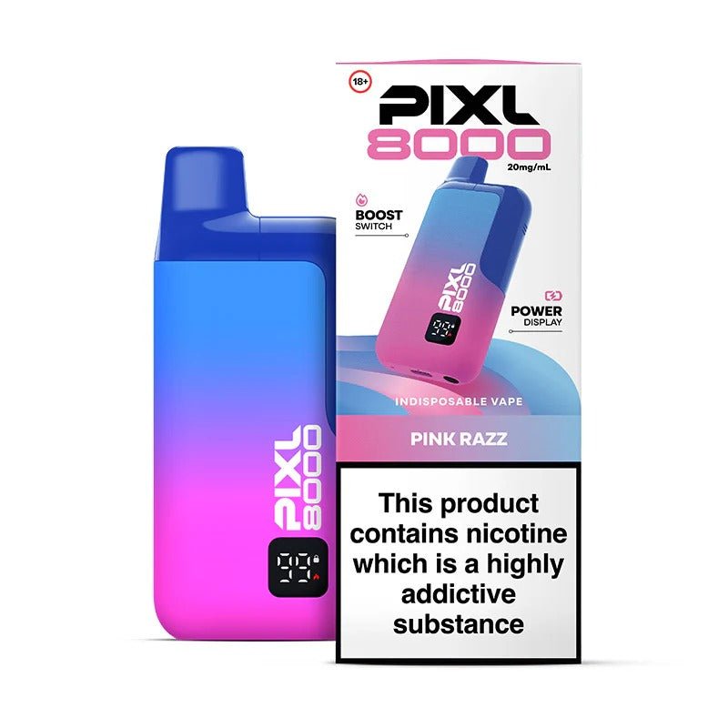 PIXL 8000 Prefilled Pod Vape Kit  (Box of 5)