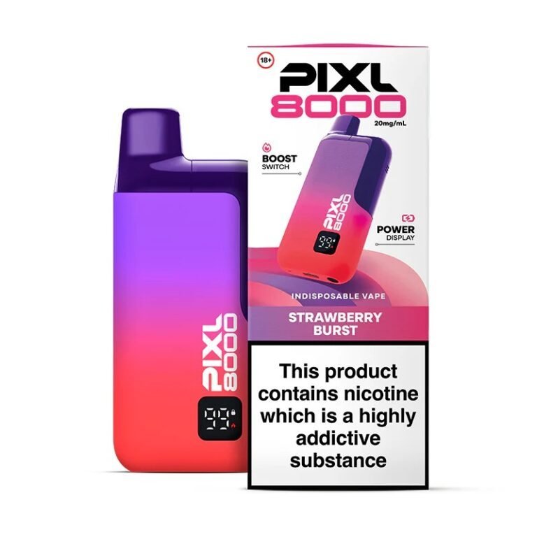 PIXL 8000 Prefilled Pod Vape Kit  (Box of 5)