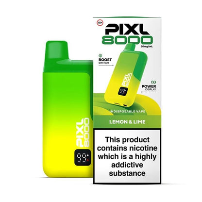 PIXL 8000 Prefilled Pod Vape Kit  (Box of 5)