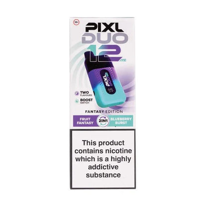 Pixl Duo 12k Prefilled Pod Vape Kit (Box of 5)
