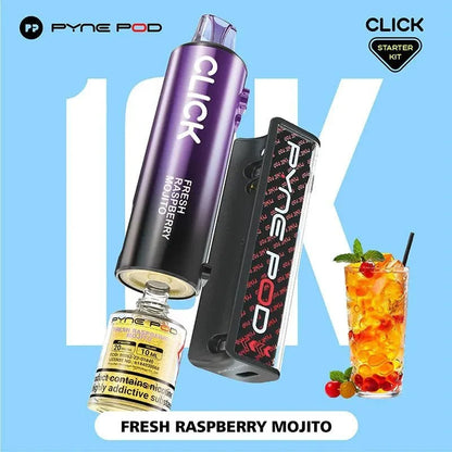 Pyne Pod Click 10K Prefilled Pod Kit (Box of 5)