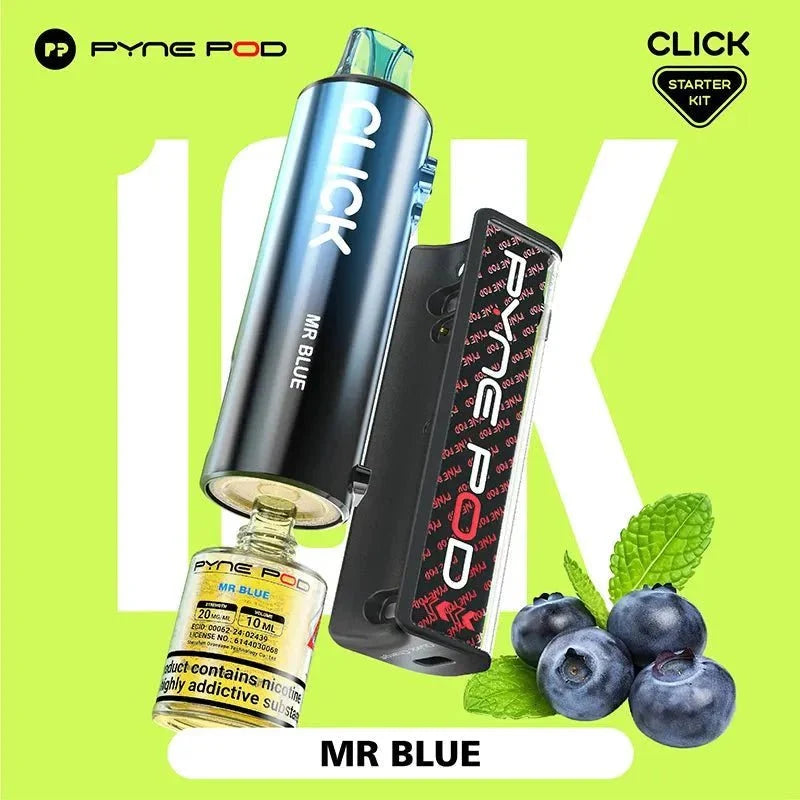 Pyne Pod Click 10K Prefilled Pod Kit (Box of 5)