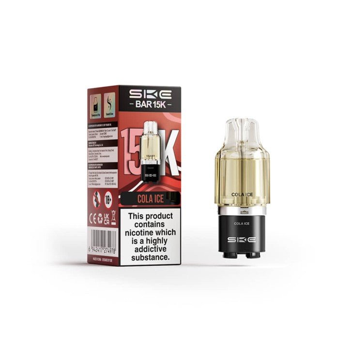 SKE Bar 15K Prefilled Pod Refills - Box Of 5