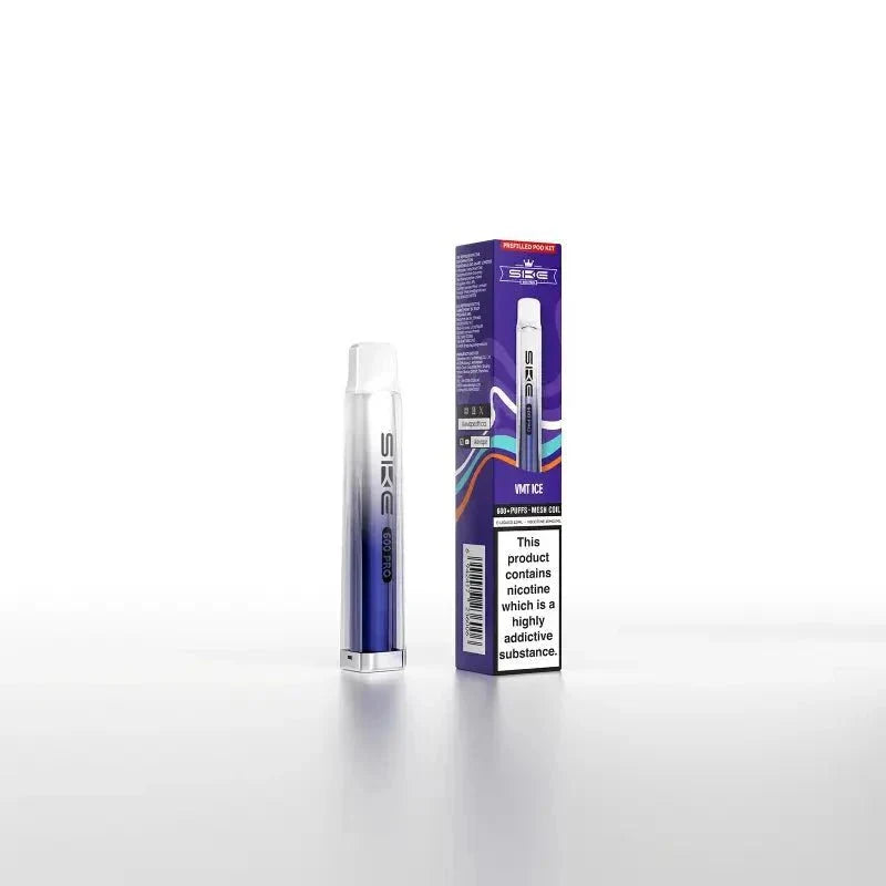 Ske Crystal Pro 600 Prefilled Pod Kit Box of 10