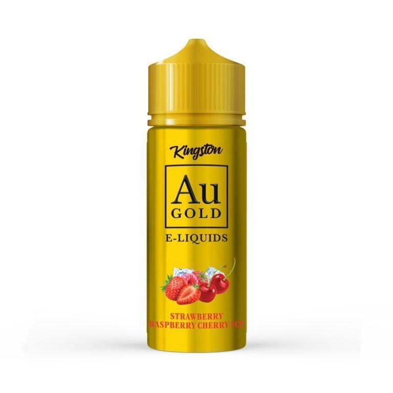Strawberry Raspberry Cherry Ice Kingston AU Gold 100ml E-liquid Shortfill