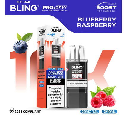 The Bling 10k Pro Max Replacement Pods (BOX OF 5)