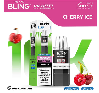 The Bling 10k Pro Max Replacement Pods (BOX OF 5)