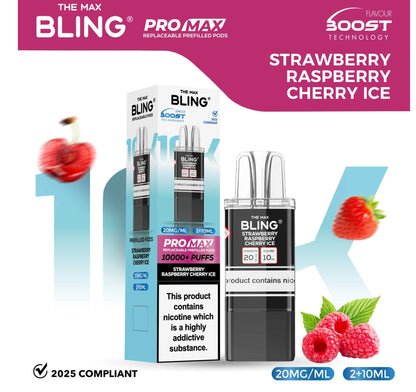 The Bling 10k Pro Max Replacement Pods (BOX OF 5)