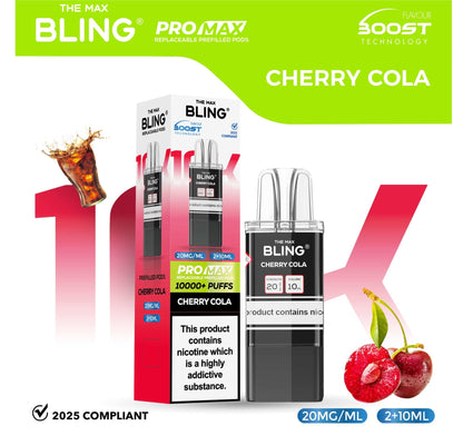 The Bling 10k Pro Max Replacement Pods (BOX OF 5)