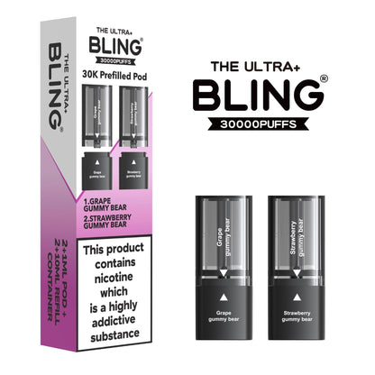 The Bling Ultra Plus 30k Replacement Pods Pack of 5