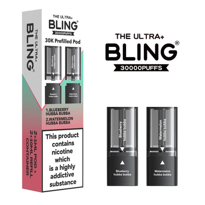 The Bling Ultra Plus 30k Replacement Pods Pack of 5