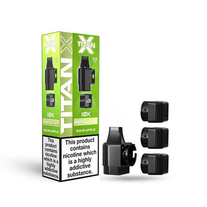 Titan X Prefilled Pods-Box of 10